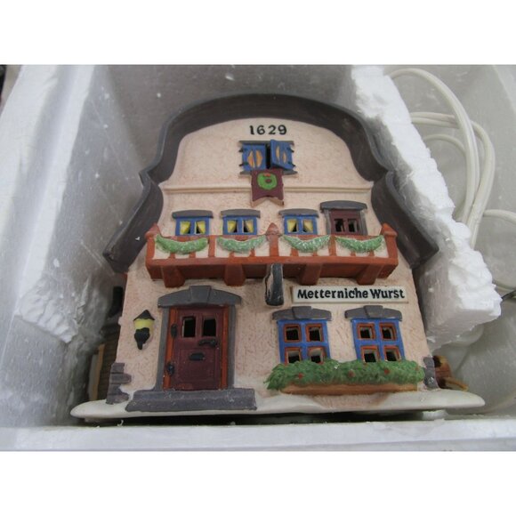 Dept 56 Heritage Village Collection Alpine Village Series Metterniche Wurst EUC - Picture 2 of 16